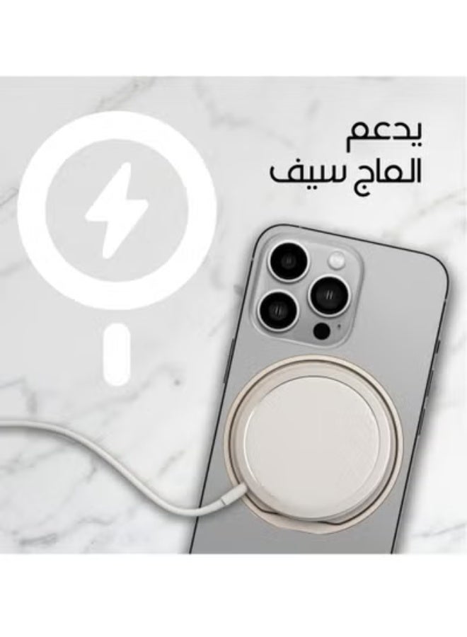 ماس مسكة ليمبر ستاند ماج سيف + يدعم الشحن اللاسلكي+ ستاند من ماس تيتانيوم - Image 2