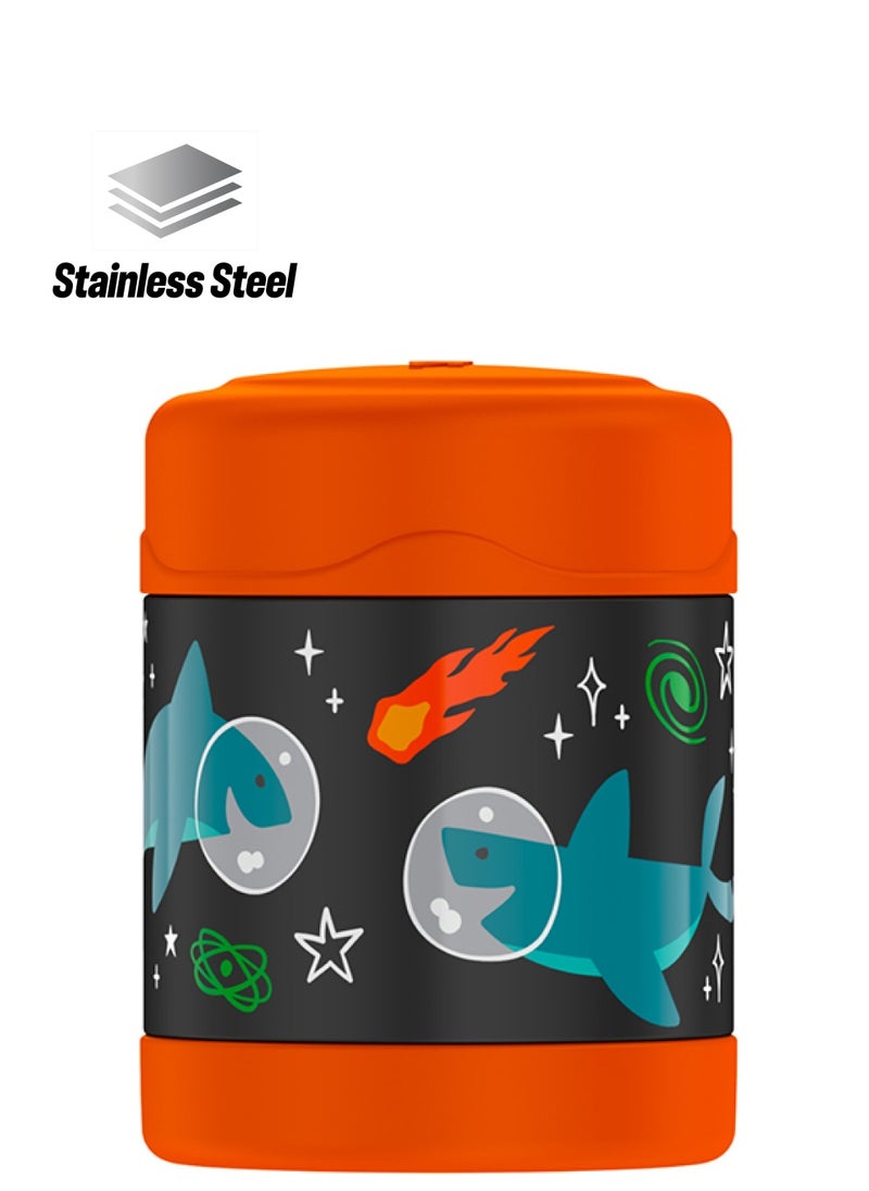THERMOS - Thermos Funtainer Stainless Steel Kids Space Party Jar 290Ml, F30020Au, Insulated Food Jar, Lunch Box , Storage Container, Thermal Flask For Travel - Image 1