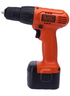 BLACK+DECKER 12V 1.3Ah Ni Cd 17 Clutch Cordless Drill Driver With 100 Accessories In Kitbox Orange/Black Cd12100Km B5 2 Years  - Image 1