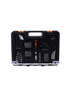 BLACK+DECKER 12V 1.3Ah Ni Cd 17 Clutch Cordless Drill Driver With 100 Accessories In Kitbox Orange/Black Cd12100Km B5 2 Years  - Image 2