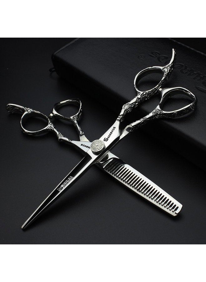 sharonds High Class Hair Scissors 6 Inch Professional Hair Scissors Thining Scissors Set - Image 2