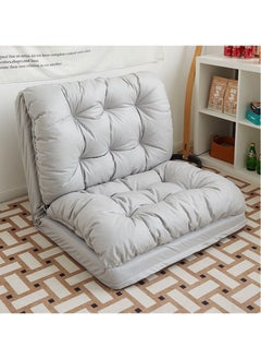 Generic Foldable Futon, Hidden Zipper Design, 5 Adjustable Reclining Position Backrest, Technology Cloth, Waterproof, Tatami Style Floor Sofa Bed  - Image 1