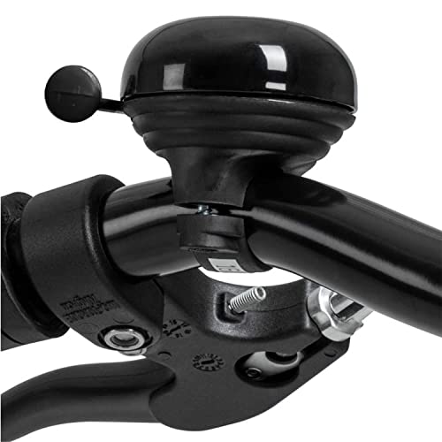 Linist Bicycle Bell for Adults and Kids Classic Bicycle Bell with Nice Loud Tone Handlebar Ring Bell for Bicycle,Black - Image 1