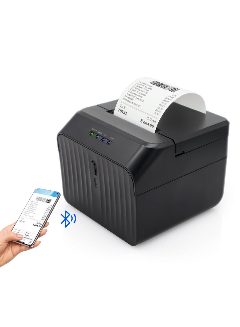 Bluetooth Receipt Thermal Printer Black - Image 1