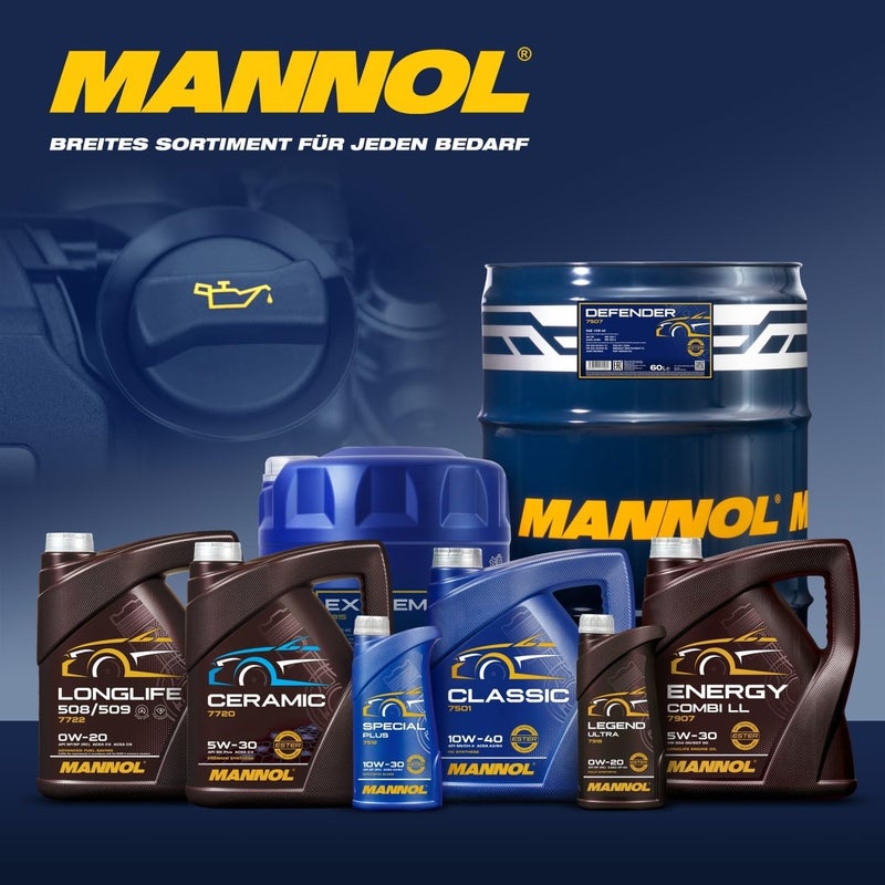 MANNOL Diesel Turbo 5W-40 7904 - Fully Synthetic Ester Engine Oil (5L) - Image 3
