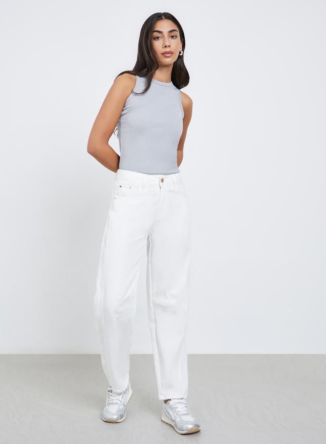 Styli High Rise Relaxed Fit Jeans - Image 1