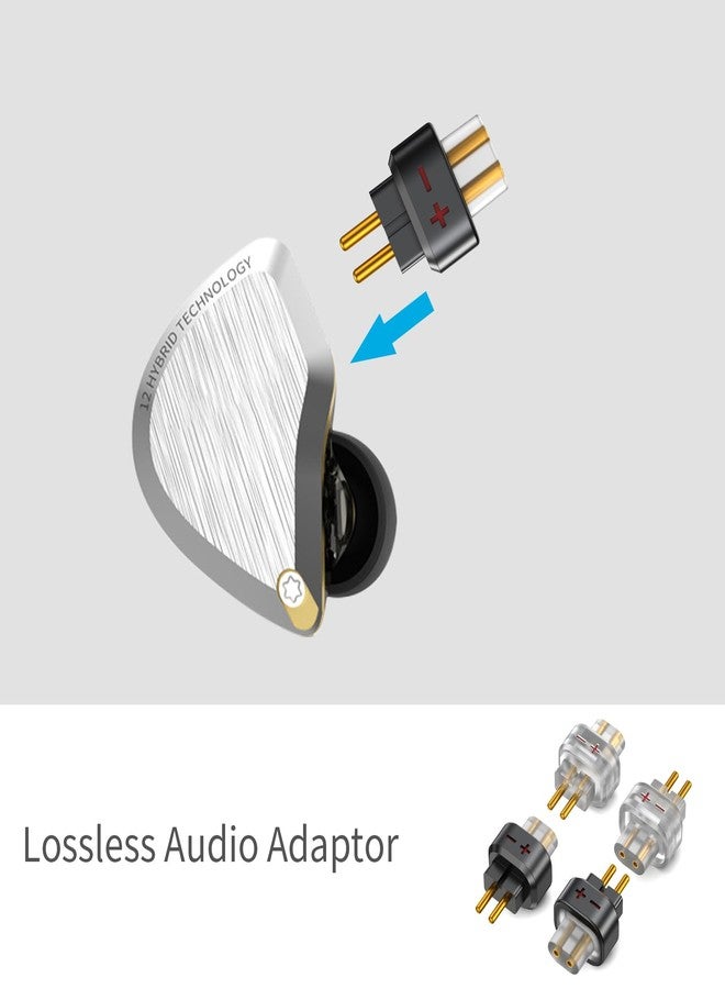okcsc 0.78 2PIN Male to QDC 2PIN Female Headphone Adapter for 0.78 2PIN Earbuds to QDC Cable Lossless Audio Adaptor for KZ ZSN ZS10 ZSX ZST ZSR AS12 AS16 for TRN BA5 V90 V10 V20 MOONDROP 1 Pair Black - Image 5