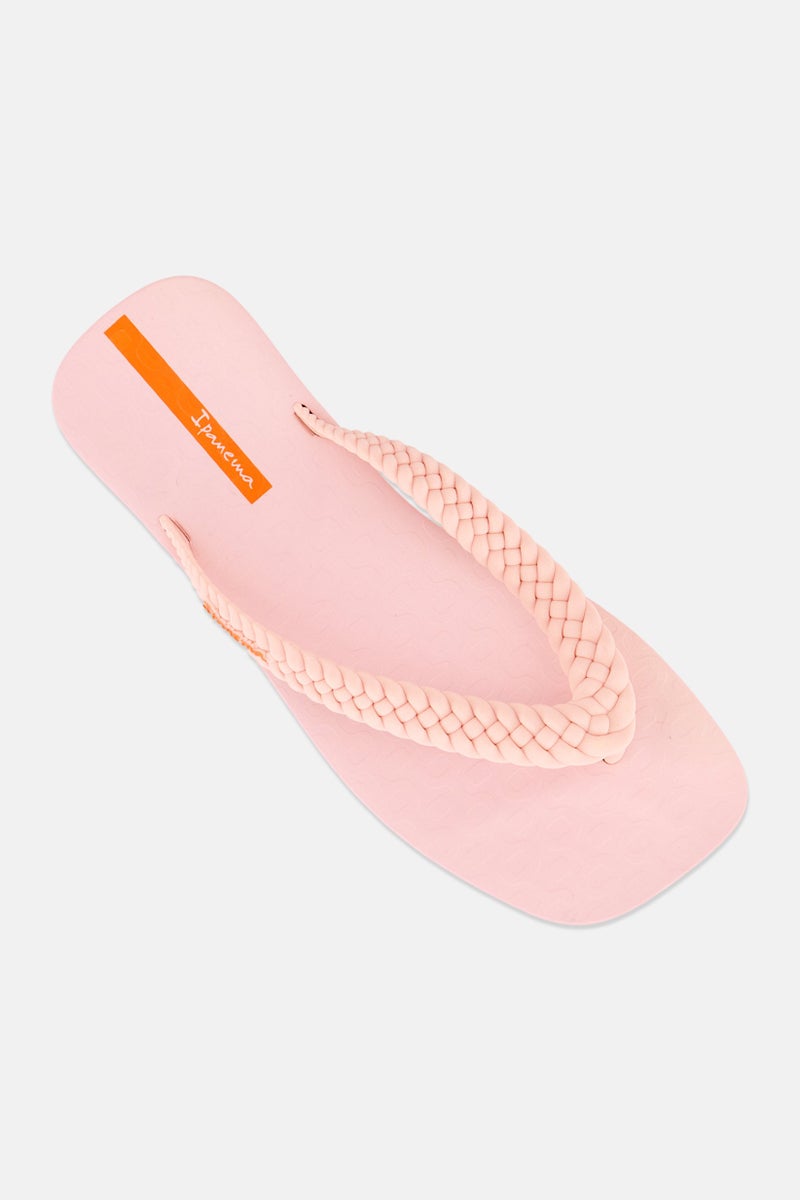 Ipanema Women Fever Trecce Slip On Slippers, Light Pink - Image 3