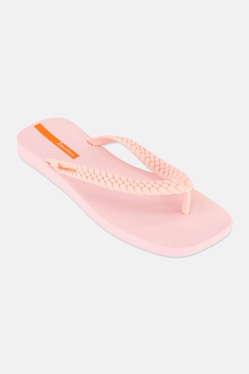Ipanema Women Fever Trecce Slip On Slippers, Light Pink - Image 1