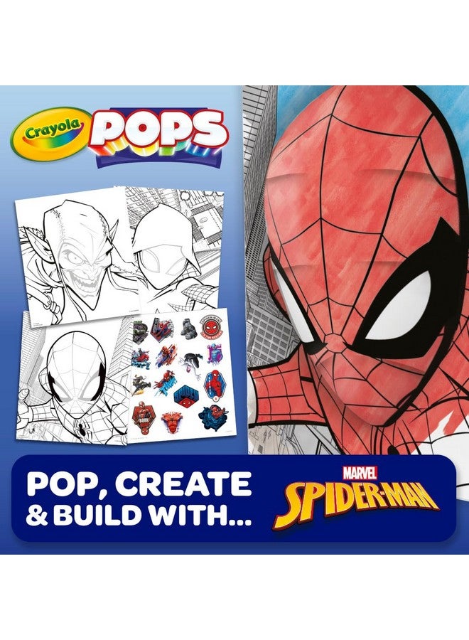Crayola POPs 3D Kids Art Set, Spiderman Coloring Book Alternative, Gift for Boys & Girls, Ages 5+ - Image 5