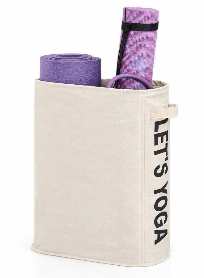 ODMART Yoga Mat Storage Rack – Home Gym Organizer for Yoga Mats, Workout Equipment & Accessories, Multipurpose Storage Holder for Bedroom, Bathroom & Fitness Room (44 x 21 x 52 cm) - Image 1