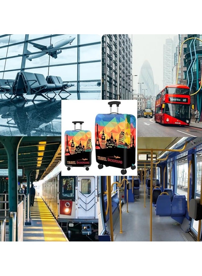 Maanys Luggage Cover Protector, Spandex Suitcase Cover | Washable, Anti-Scratch Travel Gear for 18-32 Inch Bags (Traveller, XL(29-32)) - Image 5