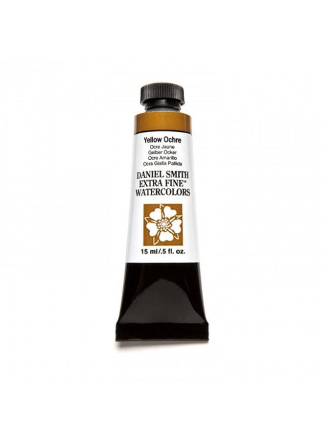Daniel Smith Daniel Smith Extra Fine Watercolor 15ml Paint Tube, Yellow Ochre (284600114), 0.5 Ounce (Pack of 1)  - Image 1