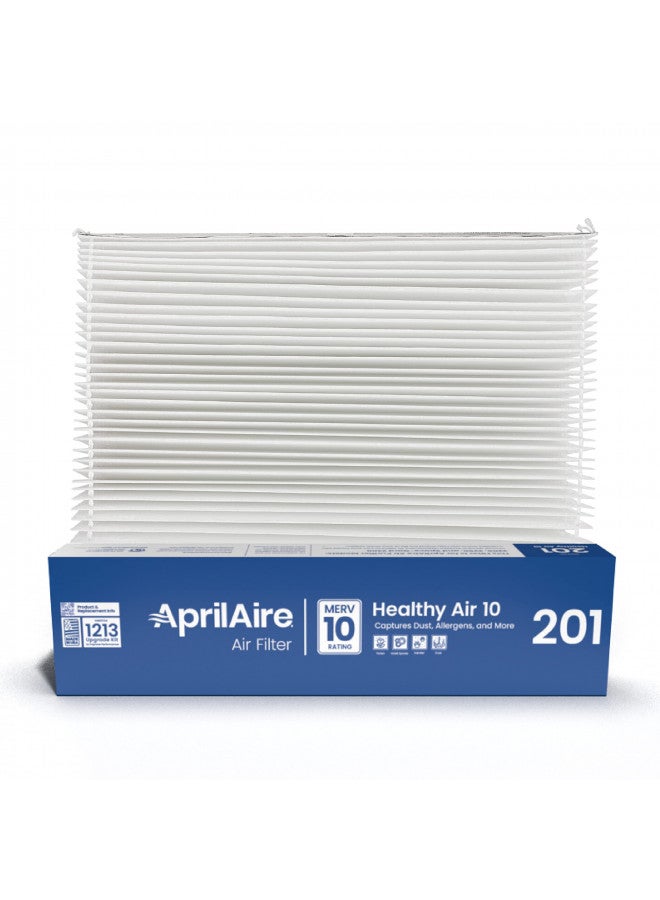Aprilaire فلتر فرن AprilAire 201 البديل لمرشحات الهواء AprilAire أو Space-Gard 2200 أو 2250 - MERV 10، 20x25x6 فلتر هواء (عبوة من 1) - Image 1