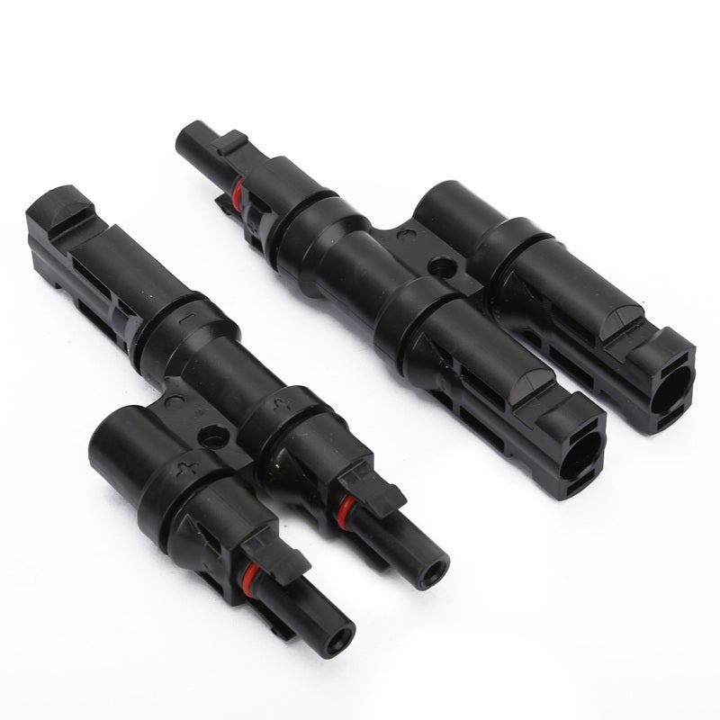 Solar Panel Adapter T Type Branch Connector Cable - IP67 Waterproof Insulated PPO Outer Casing High Temperature Corrosion Resistant 2 in 1 Parallel Splitter for Solar Panel Connection - Image 5