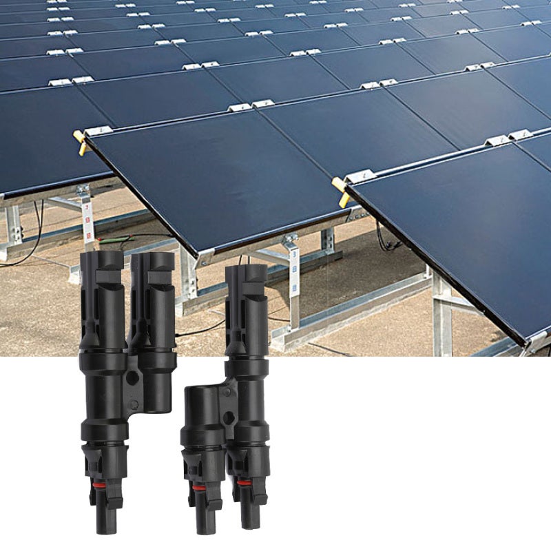 Solar Panel Adapter T Type Branch Connector Cable - IP67 Waterproof Insulated PPO Outer Casing High Temperature Corrosion Resistant 2 in 1 Parallel Splitter for Solar Panel Connection - Image 4