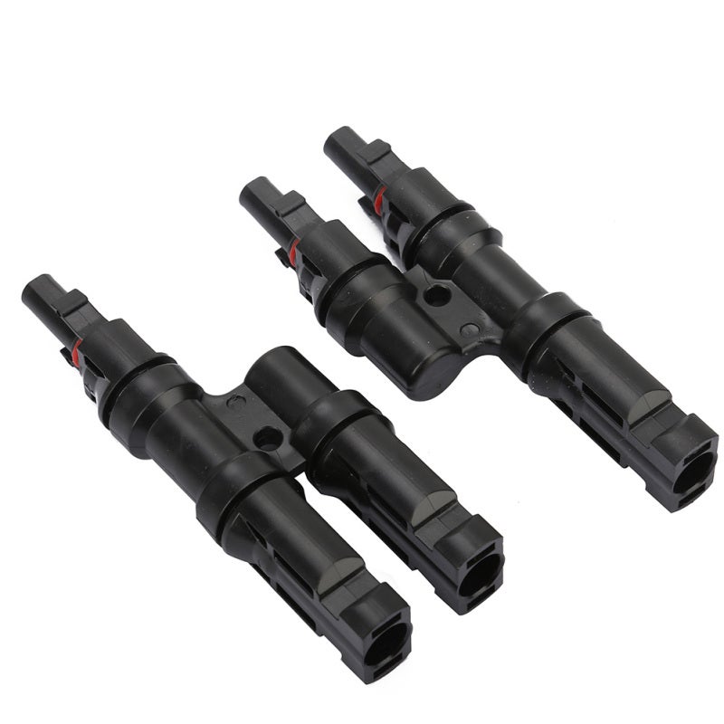 Solar Panel Adapter T Type Branch Connector Cable - IP67 Waterproof Insulated PPO Outer Casing High Temperature Corrosion Resistant 2 in 1 Parallel Splitter for Solar Panel Connection - Image 2
