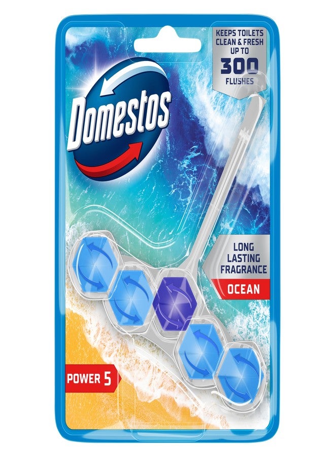 Domestos Toilet Cleaner - Ocean | Deep Cleaning | Long-Lasting Ocean Freshness | 50ML
