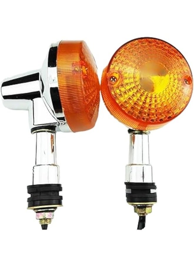Generic Turn Signals 2PCS 12V Motorcycle Moto Turn Signal Light Lamp Blinker  - Image 1