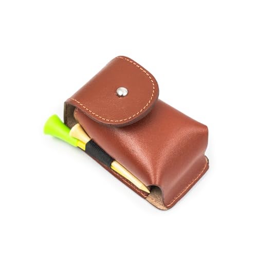 Golfoy Golf Balls & Tee Holder Pouch 4.0 (Brown) - Image 4