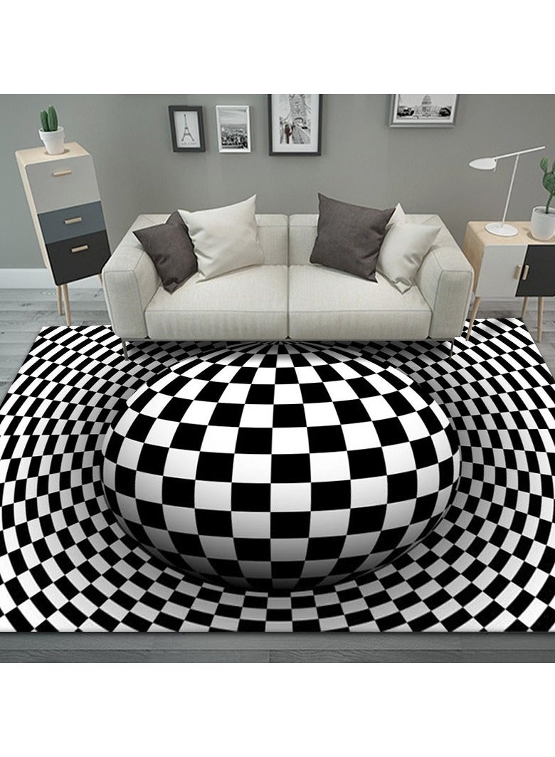 Loquat Squality 3D Visual Polyester Fiber Modern Minimalist Carpet - Image 1