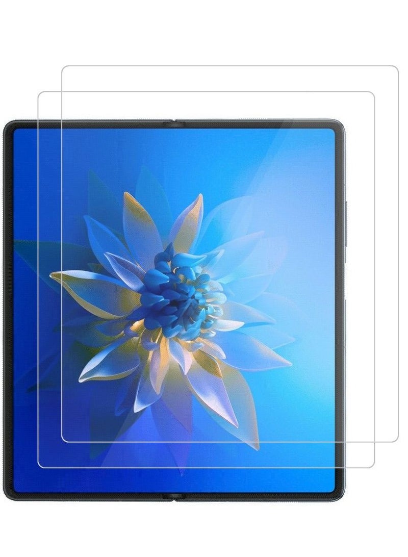 CATANES مجموعة من قطعتين من واقي الشاشة لهاتف Huawei Mate X2 المقاوم للخدش والتحطم مع غراء كامل من الخلف - Image 3