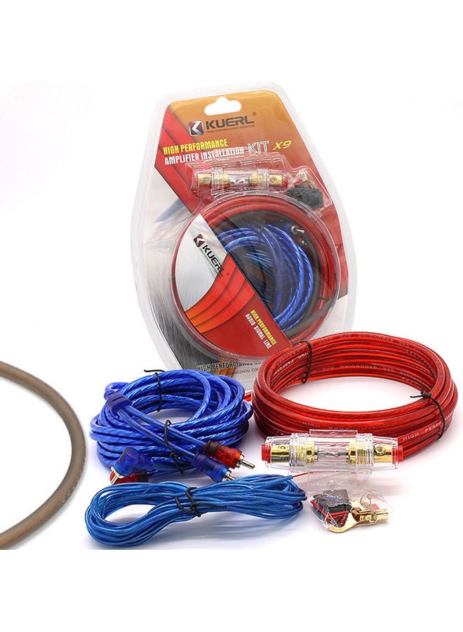 NIBEMINENT Car Audio Speakers Wiring kits Cable Amplifier Subwoofer Speaker Installation Wires Kit 10GA Power 60 AMP Fuse Holder - Image 1