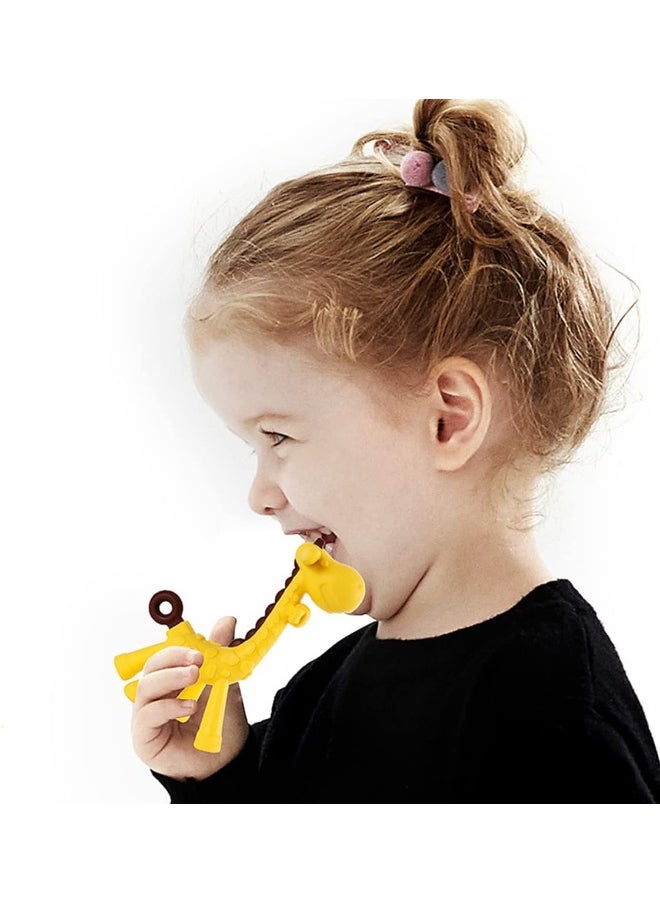 4 Pack Baby Teething Toys Set Silicone Fruit Shape Giraffe Baby Teethers BPA Free Soothe Babies Gums for Babies Infants Toddlers Boys & Girls - pzsku/Z379F2140AC93E8509DEEZ/45/_/1738147123/b6c7147a-a4a0-4251-84fa-c9063d0f34a8