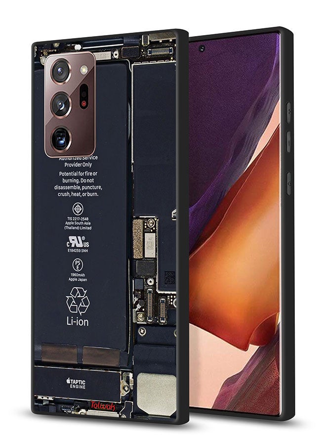 Tolwak Samsung Galaxy Note 20 Ultra 5G Protective Case Cover Phone Circuit Pattern - Image 1