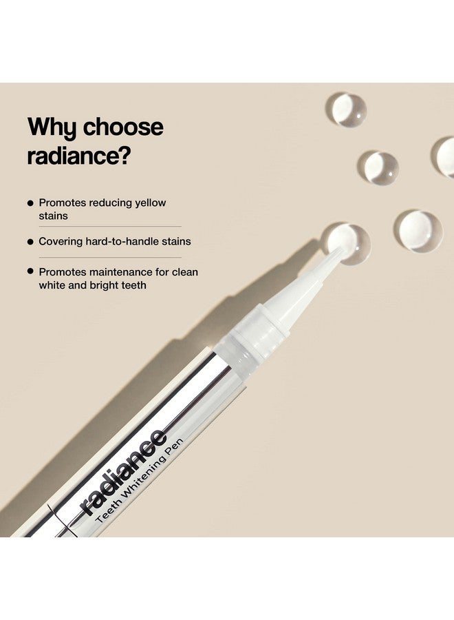 Salt Radiance Teeth Whitening Pen | Control Stain Build-Up | Dental Maintenance & Brightening | Lemongrass Flavour | 2.5ml - Image 4