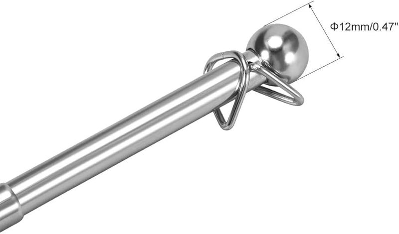 سارية علم يدوية تلسكوبية خضراء 1 متر من الفولاذ المقاوم للصدأ مؤشر تدريس لمرشدي السياحة والمعلمين - Image 4