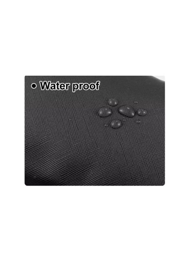 Brand Stores Makeup Water Proof PU Leather Organizing Clutch Bag - Black  - Image 3
