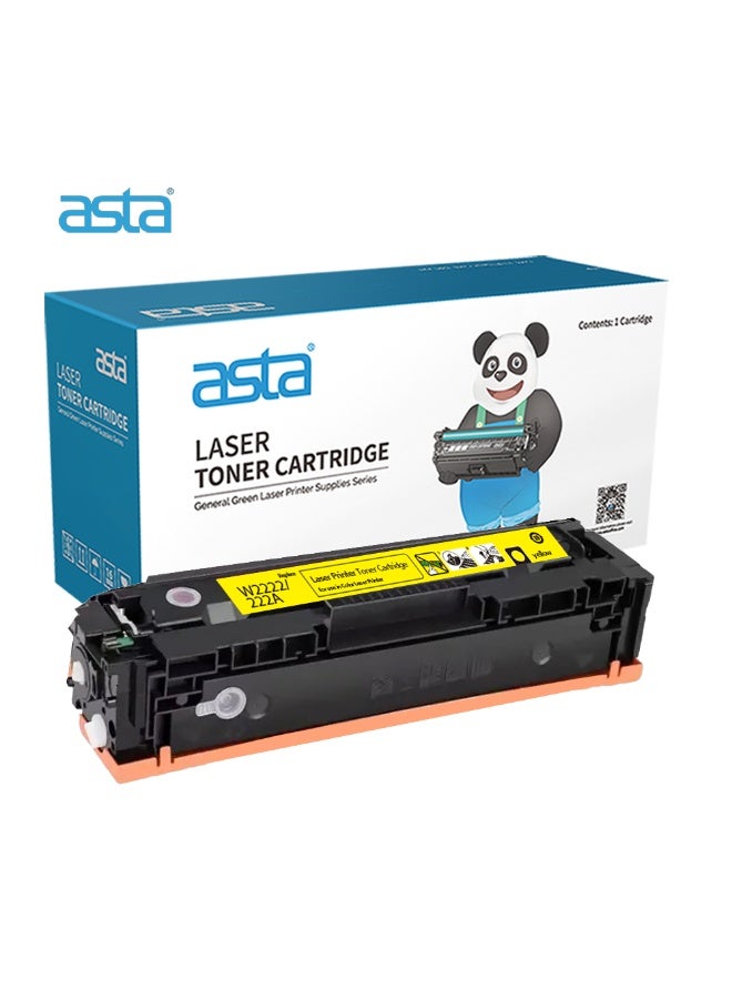 ASTA 222A W2222A Toner Cartridge With Chip Compatible For HP Color LaserJet Pro 3288dw 3288dn 3203 MFP 3388fdn 3388fdw 3388sdw 3303 Printer pr LaserJet Replacement Clear Print W 2222 222 A - Image 1