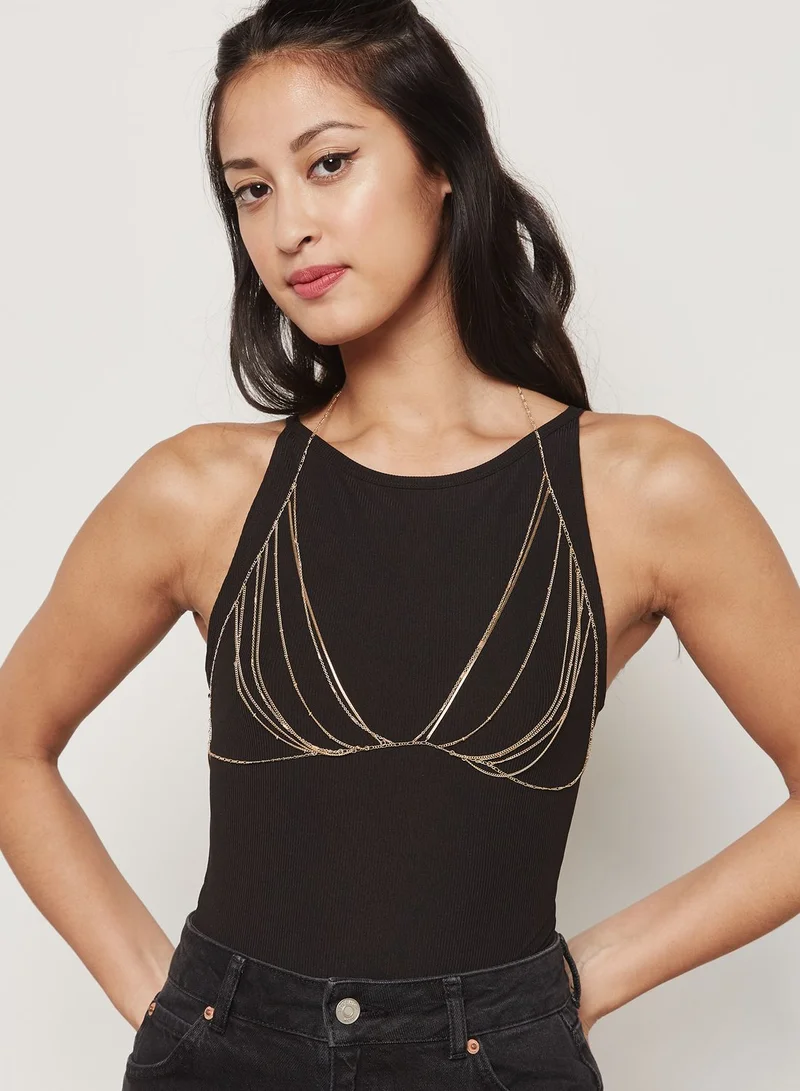 FOREVER 21 Strappy Body Chain Bralette