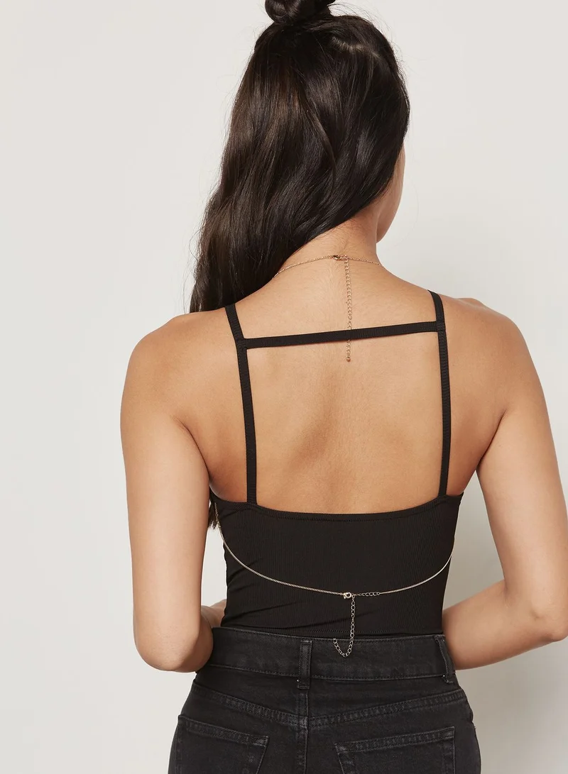 FOREVER 21 Strappy Body Chain Bralette