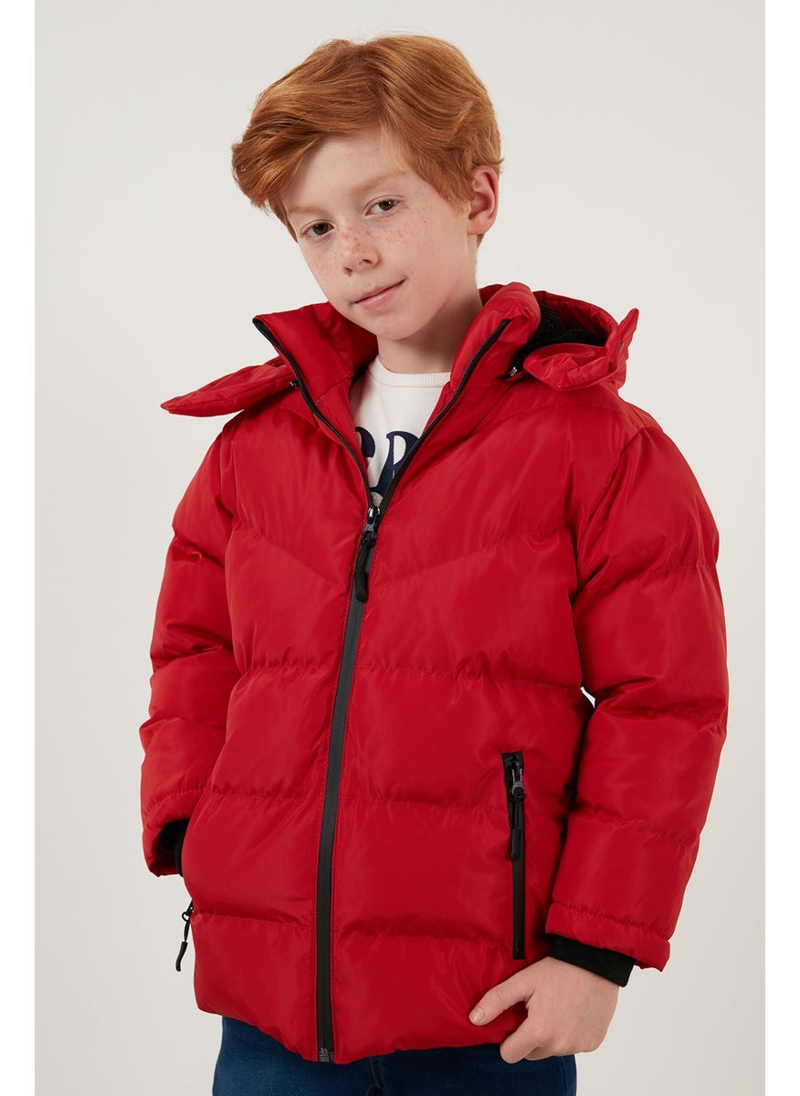 Plush Lined Removable Hooded Winter Coat with Pockets Boys' Coat 5761587 - pzsku/Z379F69F4DB23BF1EE405Z/45/_/1725792050/056d9cf7-d15e-4a2a-9b94-d3c75a042319