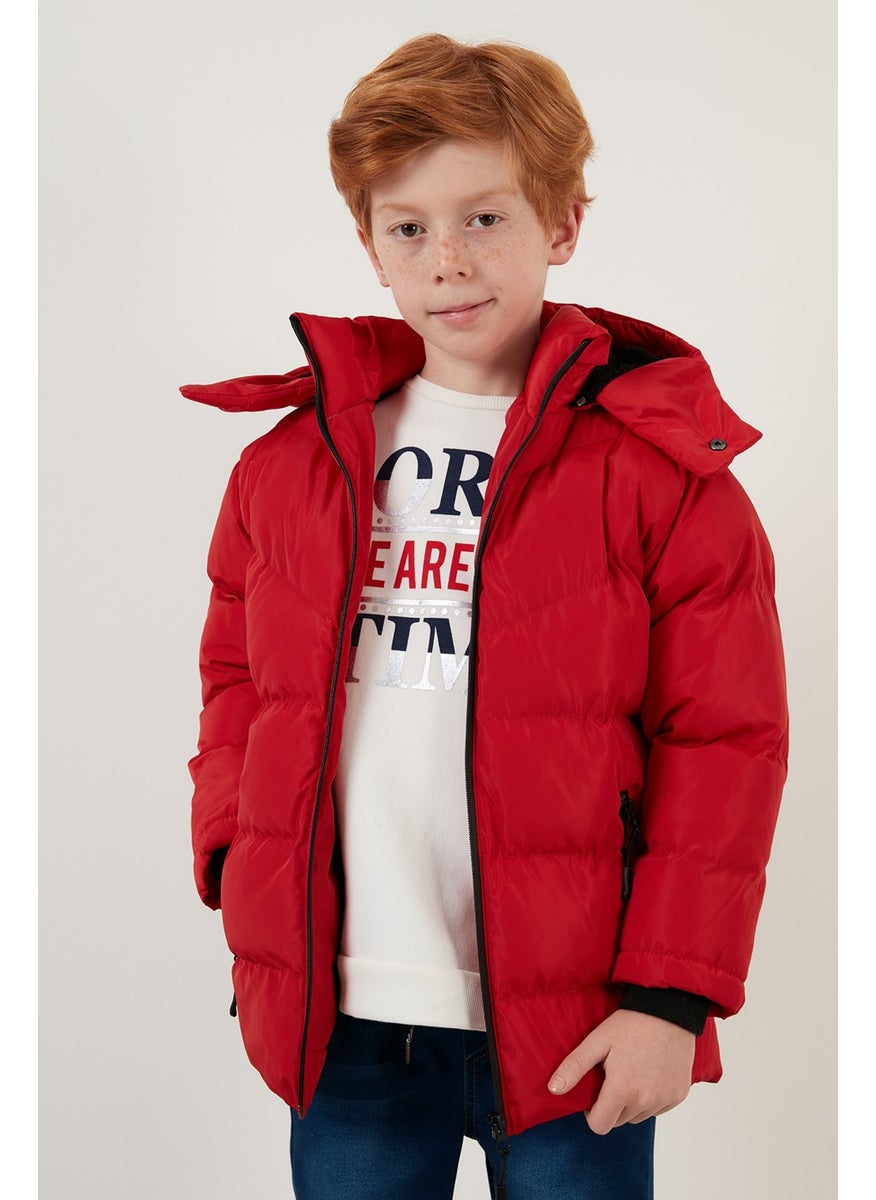 Plush Lined Removable Hooded Winter Coat with Pockets Boys' Coat 5761587 - pzsku/Z379F69F4DB23BF1EE405Z/45/_/1725792051/08faa636-e07f-4e75-8ff5-ab44bbc32372