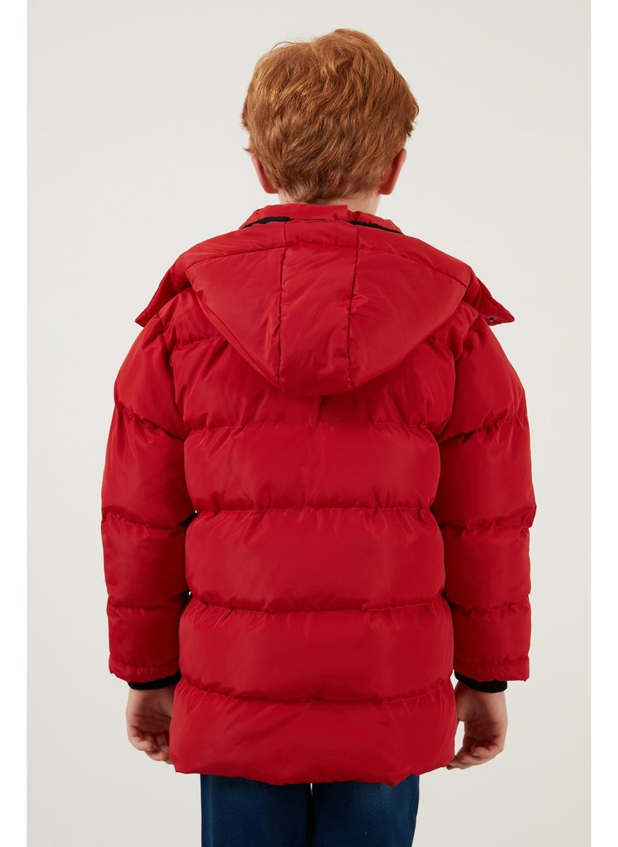 Plush Lined Removable Hooded Winter Coat with Pockets Boys' Coat 5761587 - pzsku/Z379F69F4DB23BF1EE405Z/45/_/1728060112/c7045146-7b7f-4c18-97bc-bb2262f607b1