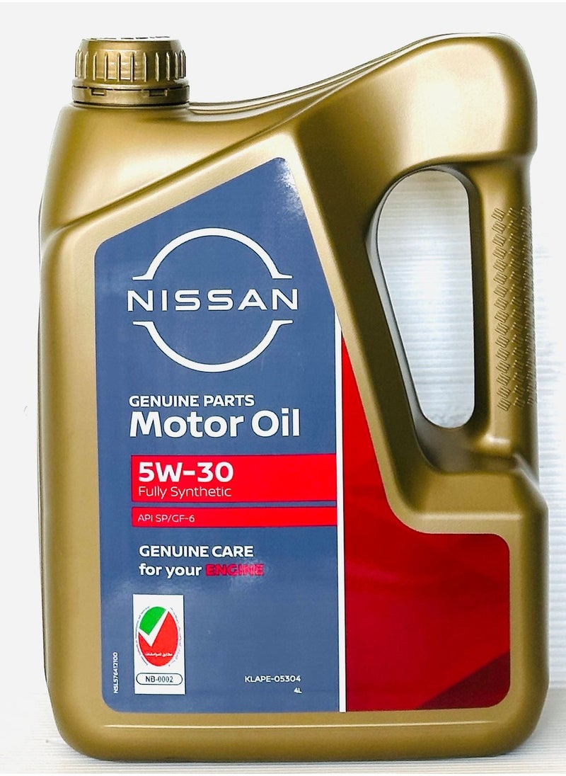 Nissan 5W30 Fully Synthetic Engine Oil SP 4Ltr  - Image 2