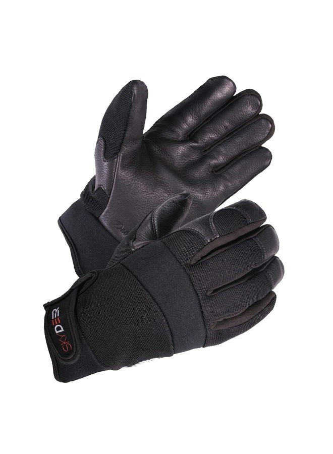 SKYDEER Deerskin Leather Winter Gloves for Men and Women, Durable and Soft Water Resistance Shell, Windproof Stretch Spandex Back, 100G 3M Thinsulate Insulation (SD2251T/XL) - Image 1