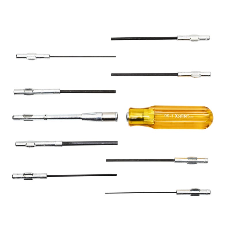 Xcelite Weller Xcelite 11 Pieces Allen Hex Socket Type Screwdriver Set Inch Sizes 99PS40N - Image 2