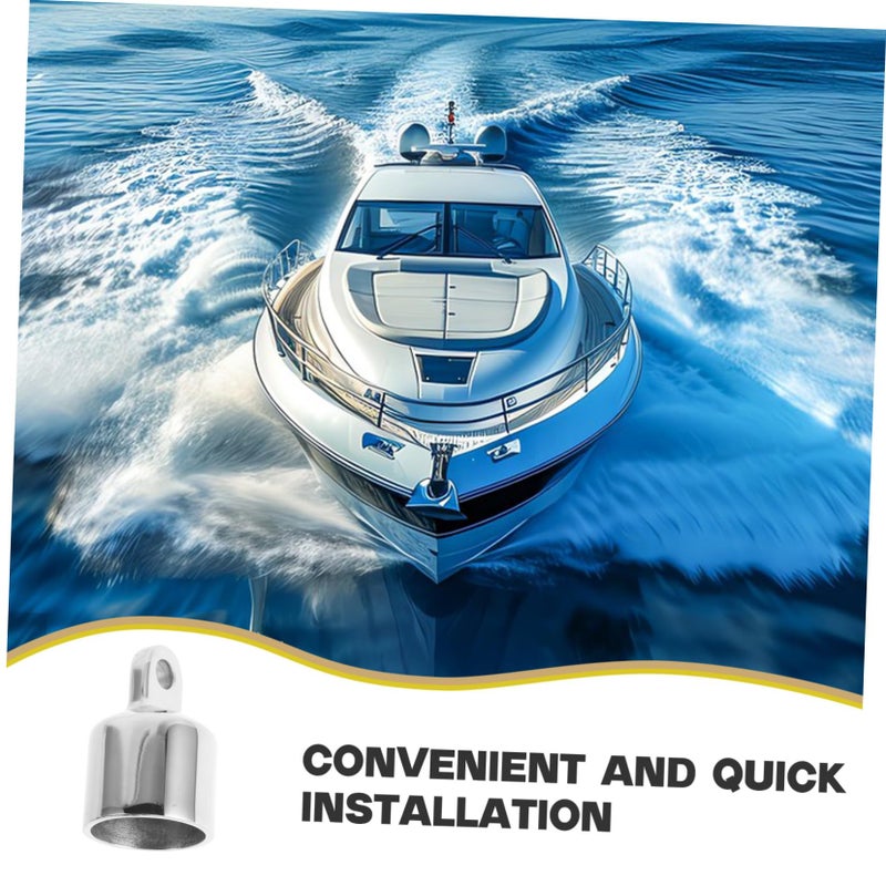 Easy Install 316 Stainless Steel Bimini Top Cap Fitting Hardware for Boat and RV Round Tubing - Image 5