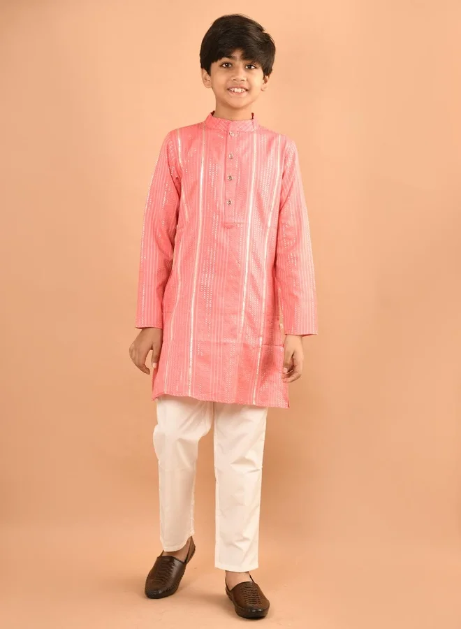 LILPICKS Embellished Kurta Pajama Set