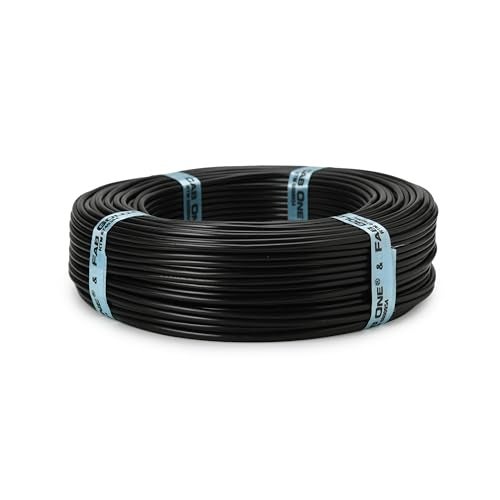 CabONE 1.5 SQ.MM FR PVC Insulated Copper Electrical Wire, 90 Meter (Black, Pack of 2) | ISI Marked Fire Retardant Single Core Cable for Home Wiring - Image 5