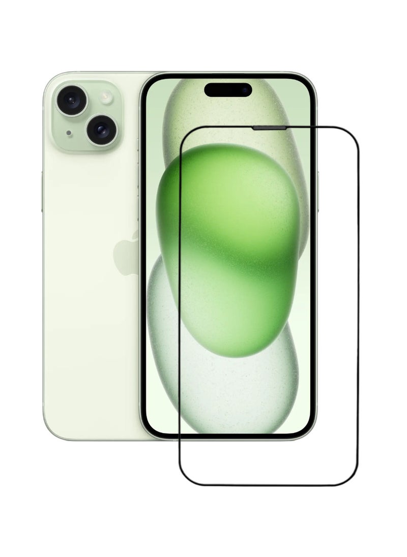 ACLIX Antistatic ESD Dustproof Premium Quality High Definition Tempered Glass Screen Protector Designed For  iPhone 15 Plus - Image 1