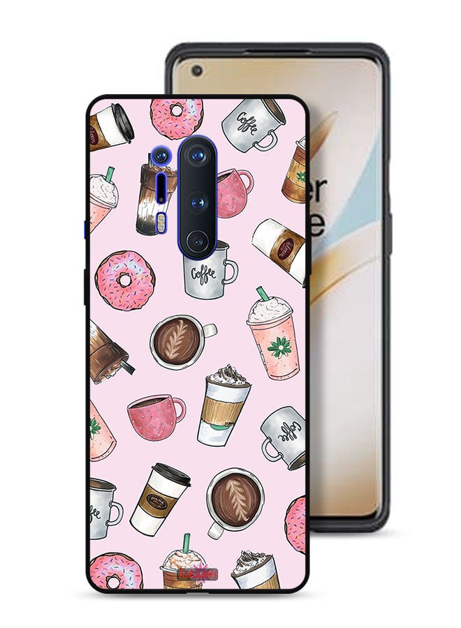 Tolwak OnePlus 8 Pro Protective Case Cover Coffee Lover Art - Image 1