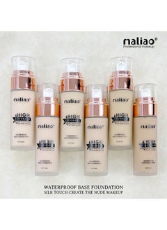 maliao High Coverage Waterproof Base Natural Foundation Cream - Flawless All-Day Wear (White Ivory), 1 Count  - Image 5