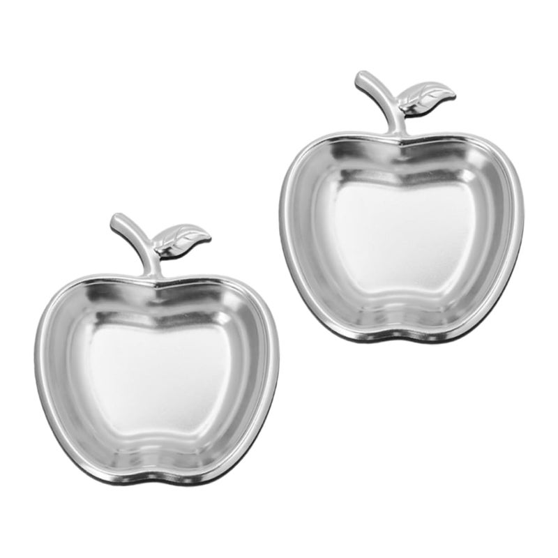 Stainless Steel Small Sauce Dishes 2 Pieces Heat Resistant Condiment Bowls for Home Restaurant Picnic - Image 2