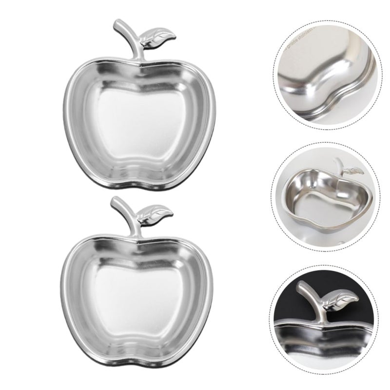 Stainless Steel Small Sauce Dishes 2 Pieces Heat Resistant Condiment Bowls for Home Restaurant Picnic - Image 3