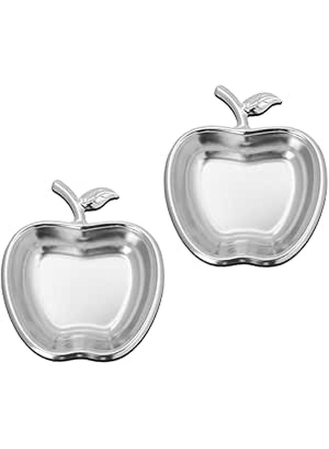 Stainless Steel Small Sauce Dishes 2 Pieces Heat Resistant Condiment Bowls for Home Restaurant Picnic - Image 1